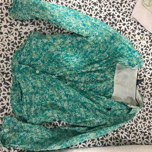 Ralph Lauren Green Print Shirt